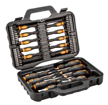 Screwdriver set with bits 58 pcs