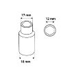 Padrun pikk 3/8  kuuskant 12x63mm