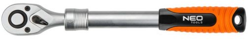 Extendable ratchet handle 1/4 , 150- 200 mm