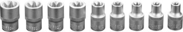 Torx sockets 9pcs E10-E24