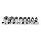 8pcs 1/2  Spherical spline socket set