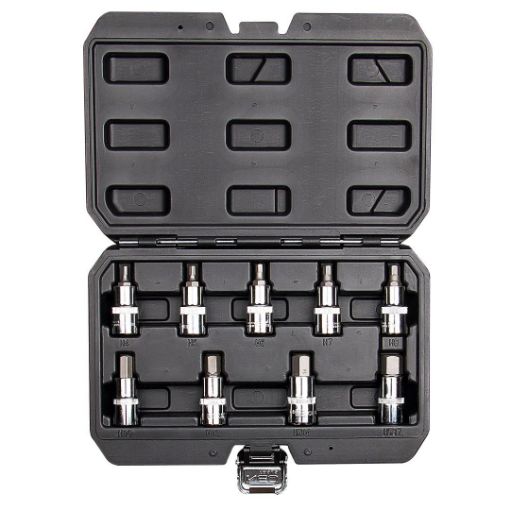 9pcs 1/2 , 55mm high quality hex bit socket set