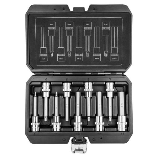 9pcs 1/2 , 100m high quality hex bit socket set