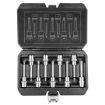 9pcs 1/2 , 100mm high quality hex bit socket set