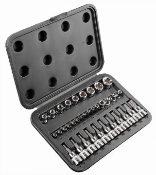 Torx sockets and bits 3/8  set 34pcs