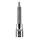 Spline bit on socket 1/2 , M5 x 100 mm