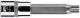 Spline bit on socket 1/2 , M12 x 100 mm