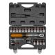 Torque wrench 1/4 , 5-25Nm, 21 pcs. set