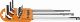Hex keys 1.5-10 mm, 9 pcs set