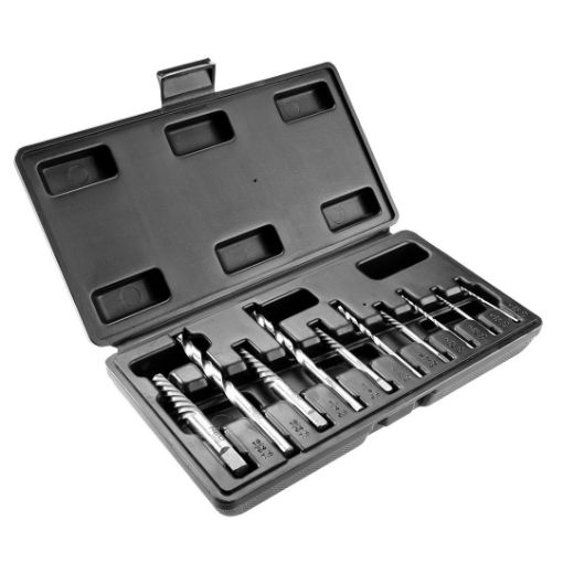 Screw extractor set &HSS drill bits