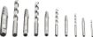 Screw extractor set &HSS drill bits