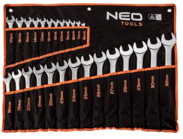 Combination spanners 6-32 mm, set 26 pcs