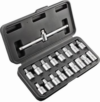 Oil drainer set 18pcs, 3/8