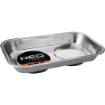 Magnetic tray 245 x 145 mm, stainles steel