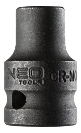 Impact socket 1/2 , 12 mm, Cr-Mo