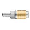 Quick coupler for compressor for hose f 8mm