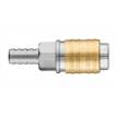 Quick coupler for compressor for hose f 10mm
