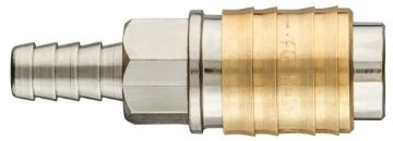 Quick coupler for compressor for hose f 10mm