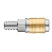 Quick coupler for compressor for hose f 12mm