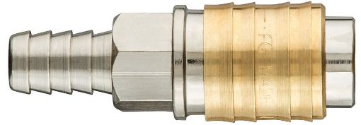 Quick coupler for compressor for hose f 12mm