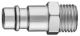 Connection for quick coupler - thread outer 1/4