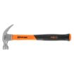 Claw hammer 450g, fiberglass handle, bimaterial