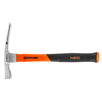 Masonry hammer 600g, fiberglass handle, bimaterial