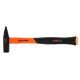 Machinist's hammer 300 g, fiberglass handle,  bimaterial