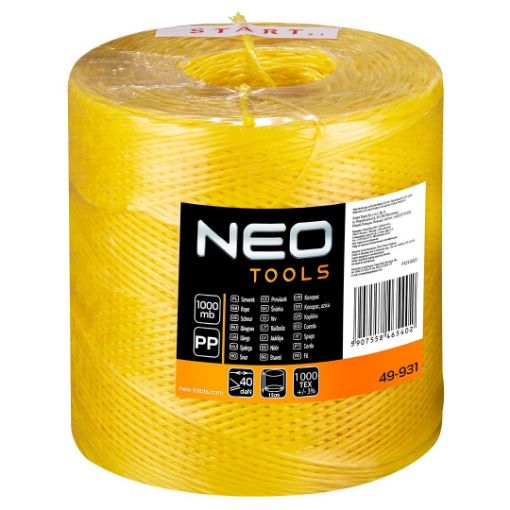 Polypropylene string 1000 m