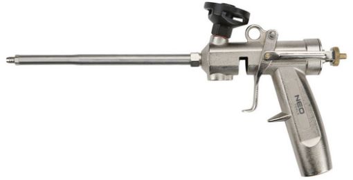 Foam gun with brass barrel