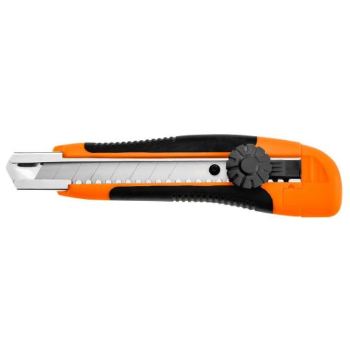 Snap-off blade knife 18mm, metal slideway