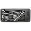 Offset ring spanner set 8 pcs, 6-22 mm