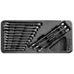 Combination wrench set 14 pcs, 6-19mm