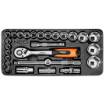 Socket set 1/2 , 27 pcs, 10-26 mm