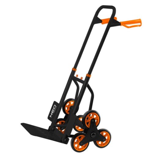 Stair climbing hand trolley, folding 150kgs load capacity