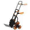 Stair climbing hand trolley, folding 150kgs load capacity