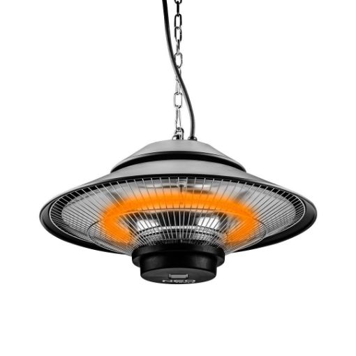 Infrared heater 1500W, ceiling mounted, IP44, remote control