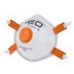Dust protection half-mask, FFP3 with valve and silicone sealing inside, 3 pcs