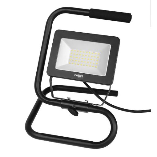 Floodlight on stand 50W SMD LED 4250 lm 230V