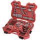 Tool set 215 pcs, 1/4 +1/2 +3/8  CrV