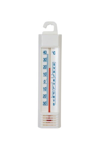 Refrigerator/freezer thermometer, white