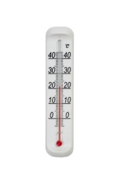 Indoor thermometer, plastic, white -10°C - +50°C