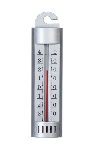 Refrigerator/freezer thermometer, gray -40°C - +40°C