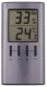 Digital thermometer-hygrometer, silver