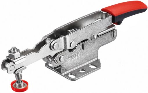 Horizontal toggle clamp with open arm and horizontal base plate STC-HH /35