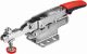Horizontal toggle clamp with open arm and horizontal base plate STC-HH /35
