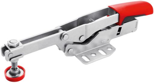 Horizontal toggle clamp with open arm and horizontal base plate STC-HH /40