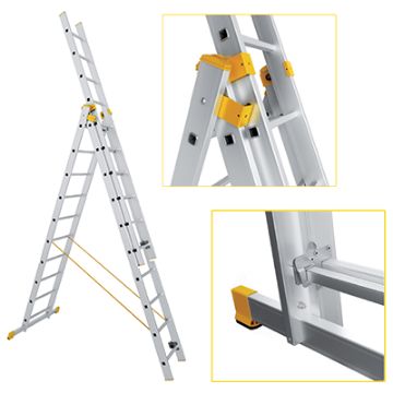 Reform ladder PROF steps 3x14 height 10,34m