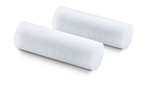 Fine foam rollers 2x10cm diam. 35mm, dens. 35kg/m3