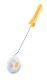 White Corner paint roller w/handle, diam. 100mm